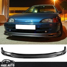 Front Bumper Lip Fits 92-95 Honda Civic Sedan 4dr Spoiler Splitter Unpainted Pu