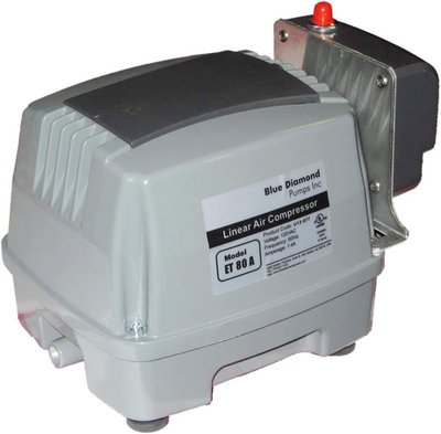 #ad ETA 80 Septic or Pond Linear Diaphragm Air Pump with Built in Alarm $363.99