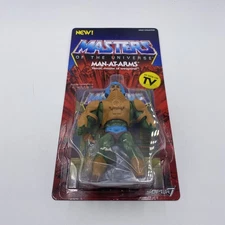 Super7 MOTU Man-At-Arms 5.5" Action Figure UNPUNCHED Retro Filmation