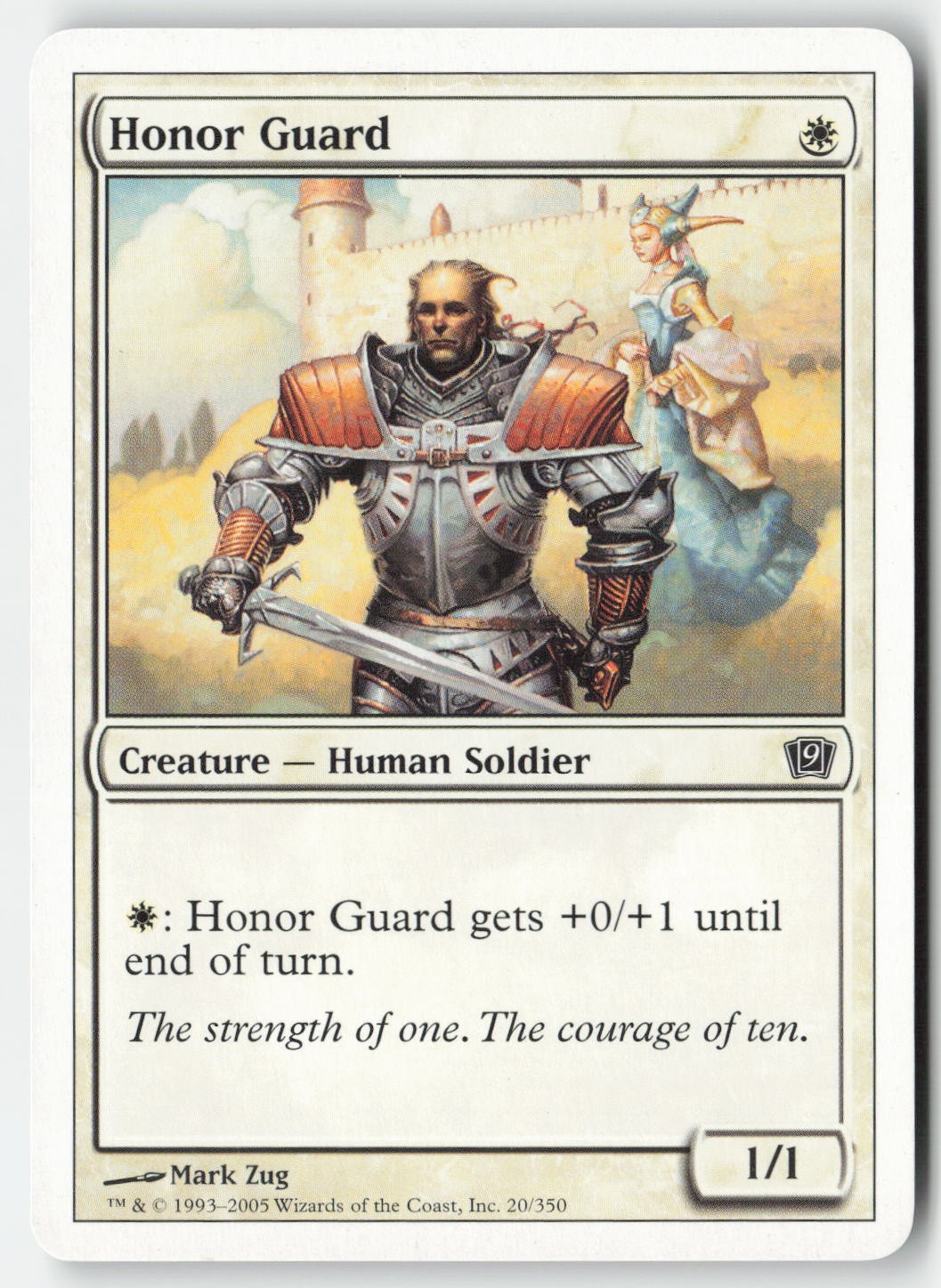 MTG - Honor Guard #20 - Regular - 9ED Ninth Edition