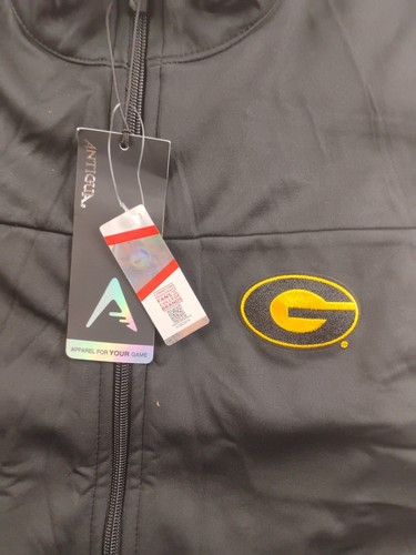Antigua Grambling State Tigers Mens XL Black Softshell Links Vest NWT - Picture 3 of 8