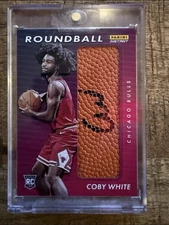 2019-20 Panini Instant Roundball Coby White Auto  #’d 7/10