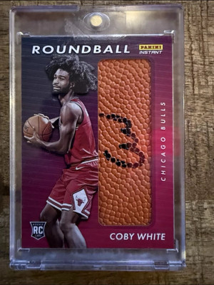 2019-20 Panini Instant Roundball Coby White Auto  # d 7/10