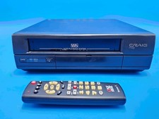 Grabadora de video casete Craig vintage VCR excelente estado con control remoto universal