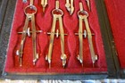 LOVELY VINTAGE ENGINEERING TOOLS BY FULLERTON 218~COMPASSES AND MORE! — photo 3