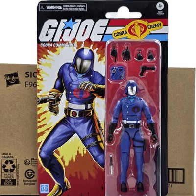 COBRA COMMANDER FIGURE G.I. JOE HASBRO ENEMY LEADER OVP GI NEU RETRO CLASSIFIED