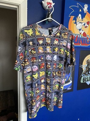 RARE Super Smash Bros Melee Character Select Screen T-Shirt