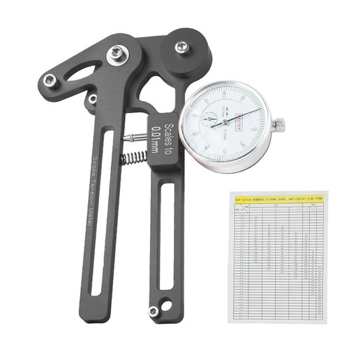 Keptfeet Tensiomètre à Rayons En Alliage D'Aluminium - Outil Précis Pour Réglage Tension Roue Vélo Jauge Tension Rayon Alliage Aluminium Précise