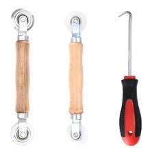 Window Screen Repair Tool Set with Roller Hooks