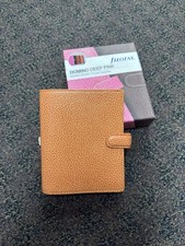 2007 New Filofax Finsbury Tangerine A7 Pocket Planner Organizer W Box