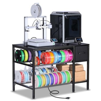 3D Printer Stand with Filament Storage