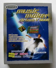 Magix Music Maker Deluxe V 2000 for Windows In Box With 3 CD-ROM Discs Manual