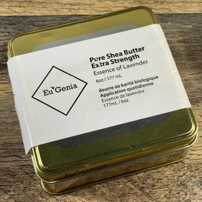 Eu Genia Pure Shea Butter Extra Strength Essence Of Lavender 6 oz *Read*