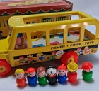 VINTAGE 1965 Fisher-Price "School Bus" #192 w/Original Box
