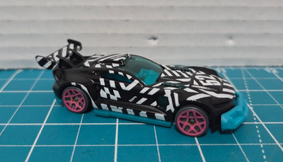 Hot Wheels Track Ripper (2017) Speed Blur 6/10 Teal & Black 1:64 DIECAST 2 3/4''