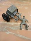 VINTAGE MARX BLUE & GRAY CIVIL WAR PLAYSET CAISSON & 1 Gray Soldier Only