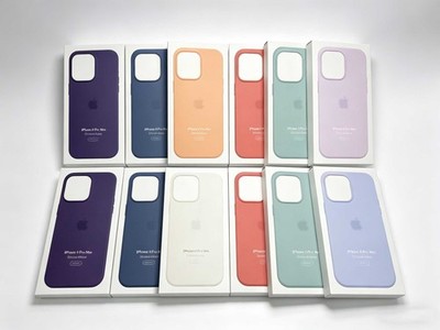 For iPhone 14 Pro Max 14 Pro 14 Plus Silicone Phone Case With MagSafe Original