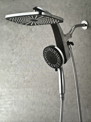 #ad High Pressure Rain Shower Head: Upgrade Heads with 2.5GPM Nickel New $79.00