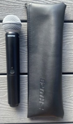 Shure BLX2 K3E kabelloser Handmikrofonsender 606 630 MHz schwarz/silber