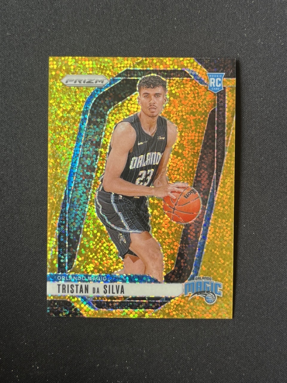Tristan Da Silva 2024-25 Panini Prizm RC Gold Sparkle /24 #256