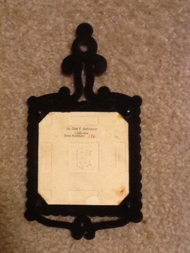 Lot of Five Trivets ● Cast Iron and Ceramic ● Decorative - Picture 7 of 10