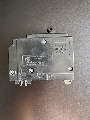 QO2100 SQUARE D QO 2 POLE 100-AMP 120/240 CIRCUIT BREAKER - Picture 2 of 2
