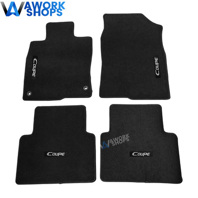 For 16-21 Honda Civic All Black Nylon Floor Mat Carpet Non Slip 4PCS w/ Coupe