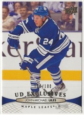 2011 2011-12 Upper Deck Exclusives #275 John-Michael Liles 100/100 Maple Leafs