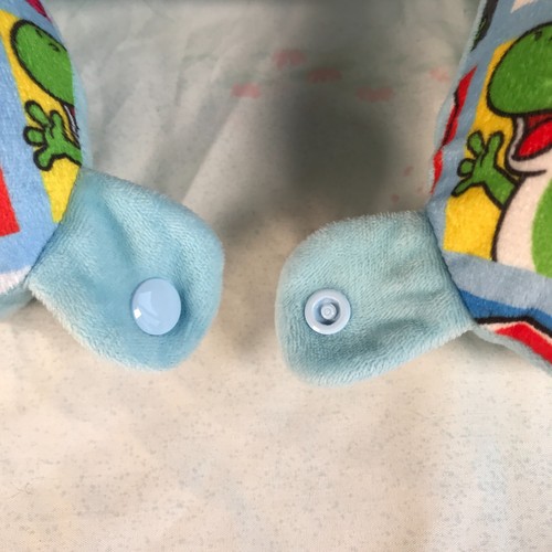 Super Mario Travel Neck Pillow Memory Foam Nintendo Yoshi Toad Princess Peach - Picture 7 of 11