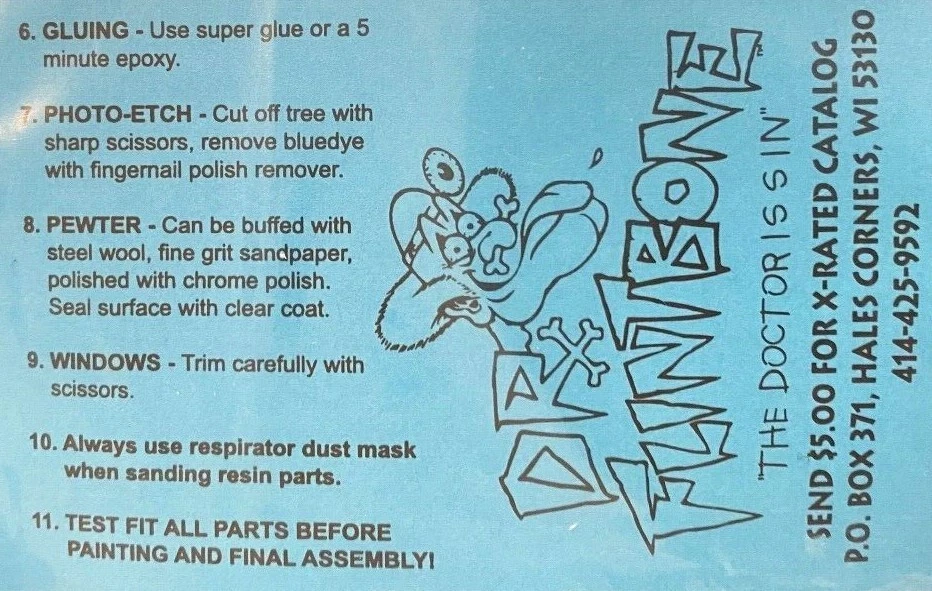 Jimmy Flintstone resin 1/25 sexy Sue the Car Wash girl & 59 Cadillac seat,  rare - Image 3 of 4