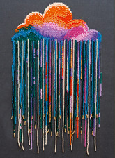 Cloud Bead Embroidery Kit   DIY Handmade Bead...