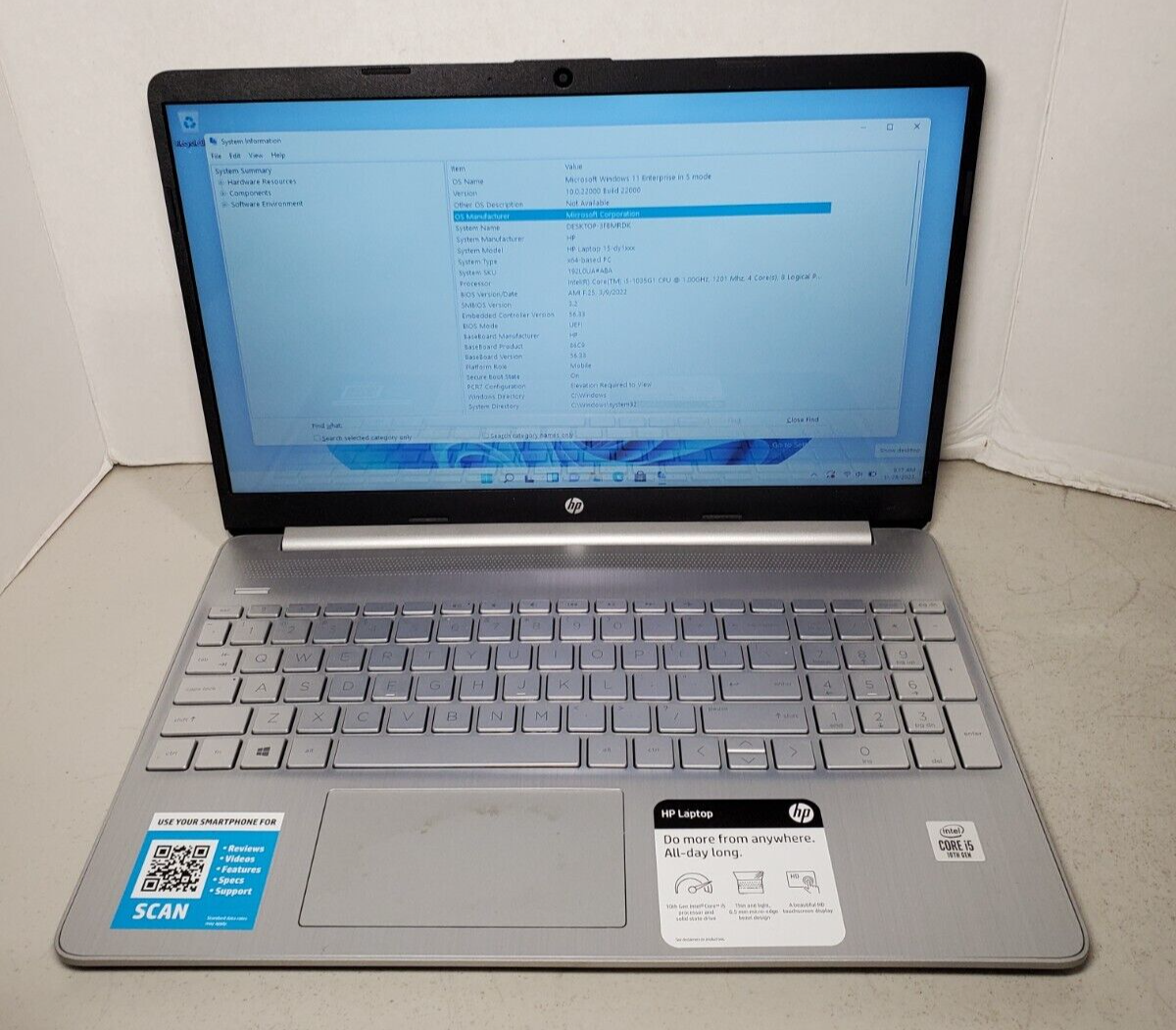 HP Laptop 15dy1043dx i51035G1 1.0GHz 12GB RAM 256GB SSD SCREEN FLICKERS! 69 eBay