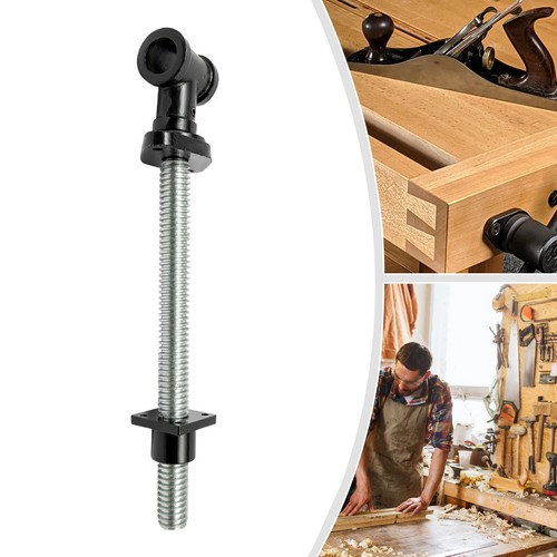 16" Woodworking Bench Screw Leg Vise Wood Holding Tool Workbench Press Clamp New - Picture 5 of 13