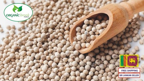 Ceylon White Pepper Whole ?King of Spices? 100% Natural & High Premium Quality!!