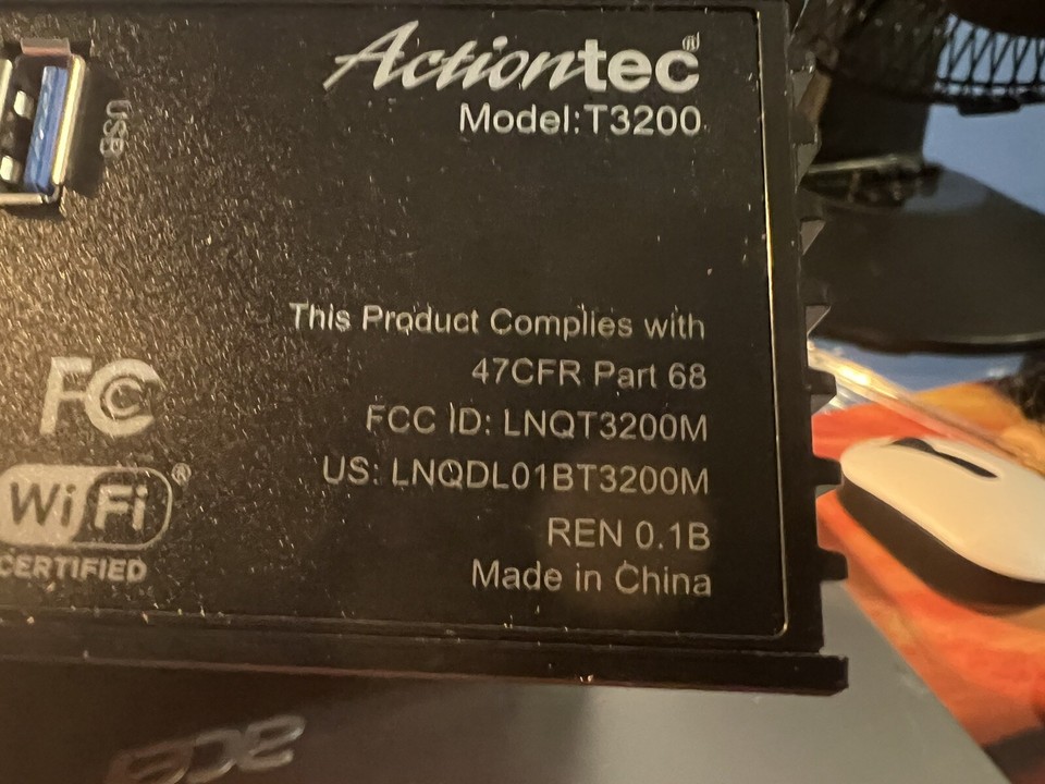 WINDSTREAM Wi-Fi modem T3200 Bonded VDSL2 Wireless AC Gateway Router ...