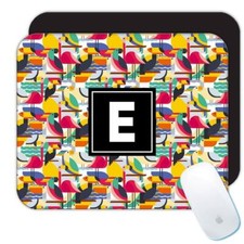 Tappetino mouse regalo: arte moderna modello uccellini pappagallo tucano fenicottero casa tropicale