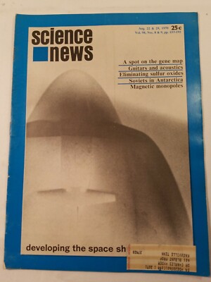 Science News Magazine 1970 - Developing the Space Shuttle