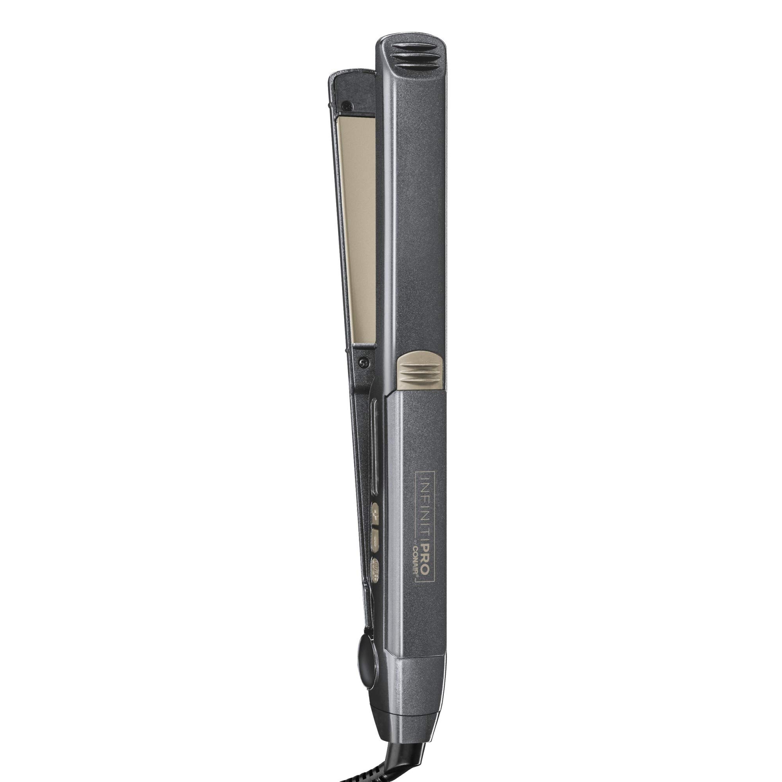 INFINITIPRO BY CONAIR Tourmaline Ceramic Flat Iron, 1-inch, Teal