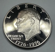 1976-S Bi-Centennial "Ike" Eisenhower $1 Dollar Clad PROOF Coin from Proof Set