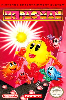 Ms. Pac-Man NES BOX ART Premium POSTER MADE IN USA - NES161 | eBay