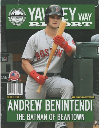 BASEBALL Magazine (2018) Andrew BENINTENDI Batman Of Beantown Yawkey Way Q