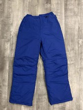 Atheltic Works Snow Ski Snowboard Pants Blue Youth Boys Size Large In EUC