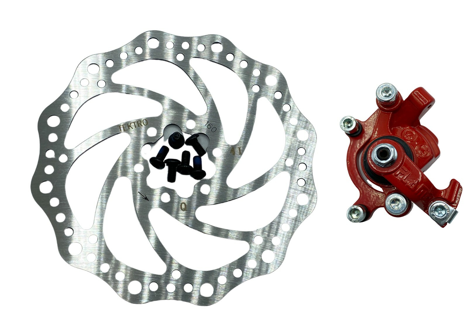 MTB Bike Rear Disc Brake set 160mm Cycling 6 Bolts Bicycle Fit Shimano