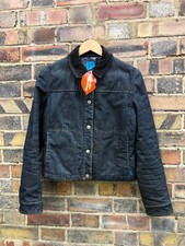 Christian Lacroix Womens Denim Jacket Size 12 Snap Pearl Vintage Italian
