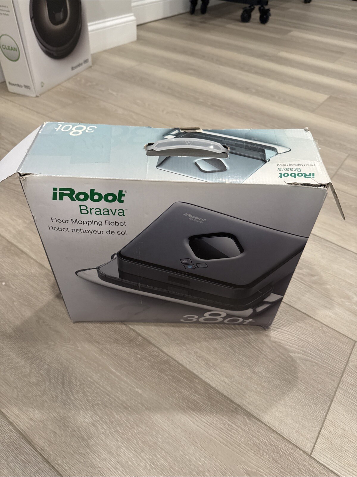 HOT Braava 380t Robot Braava IRobot Braava 380t Black Smart