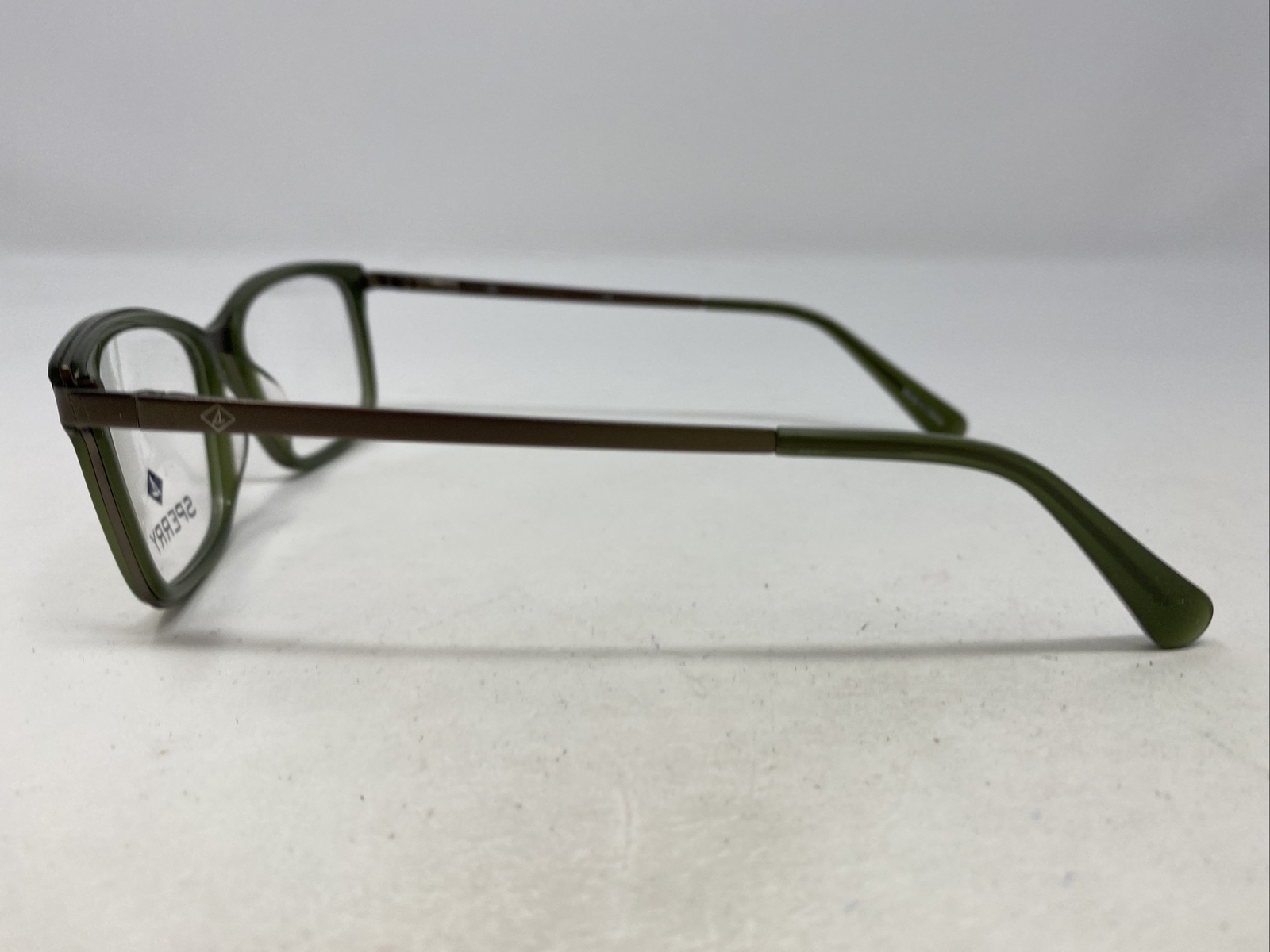 Sperry BRIXHAM C03 5116140 Olive Green Plastic Full Rim Eyeglasses