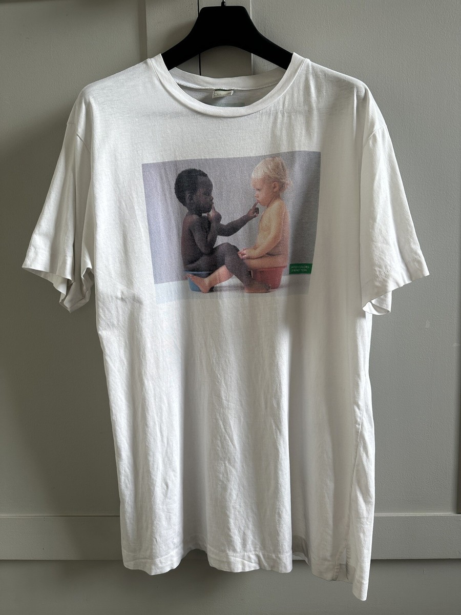 Vintage Benetton oversize T-Shirt SS 1990 Children on the