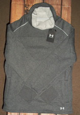 UNDER ARMOUR GRAY COWL NECK PULLOVER SWEATSHIRT WOMENS SIZE SMALL LOOSE NWT
