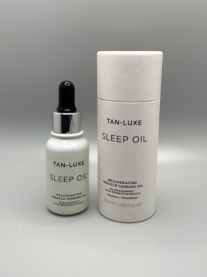Tan Luxe Sleep Oil Rejuvenating Miracle Tanning 0.68 Oz 20 mL Full Size Self-Tan