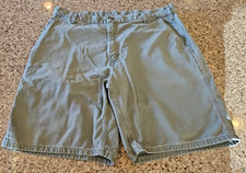 Carhartt Mens 40 Shorts Green Cargo B203 DMS Canvas Work Outdoor